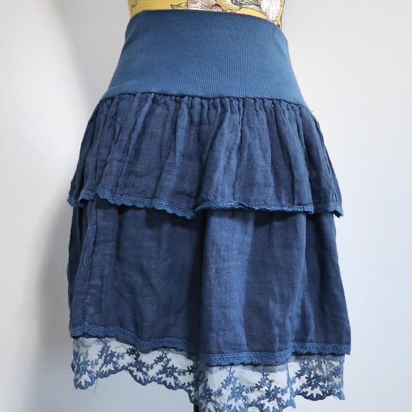 Haris Cotton Chambray Top and Skirt Set Medium - Picture 7 of 10
